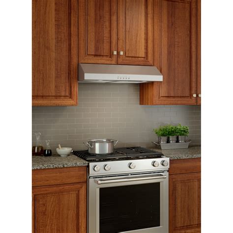 broan stainless steel under cabinet range hood|broan 30 hood black stainless.